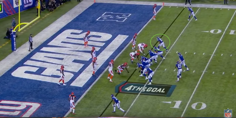 Illustration for article titled Eli Manning Read The Bengals' Defense Like A Coloring Book